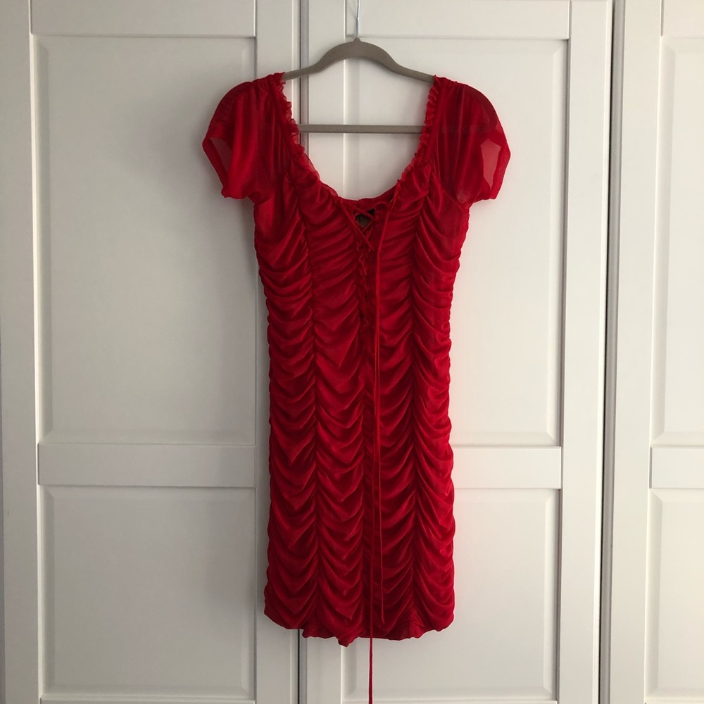 Majorelle red dress from revolve